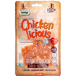 Dentalight Chicken Cube Tavuk Etli Köpek Ödül Küpleri 70 Gr