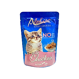 Alphapet Tavuk Etli Yavru Kedi Pouch Yaş Maması (85 g)