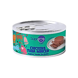 Supreme Cat Tavuk Etli ve Ton Balıklı Kıyılmış Kedi Konservesi 85 g