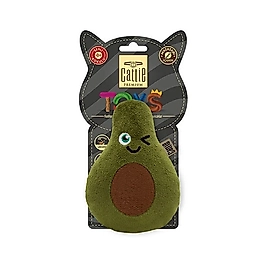 Cattie Matatabi İçerikli Kedi Oyuncağı Peluş Avokado (11 cm)