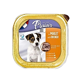 Plaisir Pate Tavuk Etli Yaş Yavru Köpek Maması (150 g)