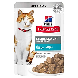 Hill's Pouch Tavuk Etli Kısırlaştırılmış Yaş Kedi Maması 85 g