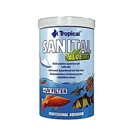Tropical Sanital Aloe Vera İlaveli Zengin İçerikli Akvaryum Tuzu 100 ml
