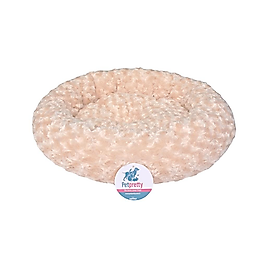 Pet Pretty Bej Peluş Yatak 55 x 55 cm