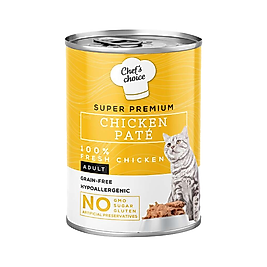 Chef's Choice Tahılsız Tavuk Etli Yetişkin Kedi Pouch Yaş Mama 400 g