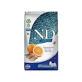 N&D Ocean Tahılsız, Balık & Portakallı Küçük Irk Köpek Maması (2,5 kg)