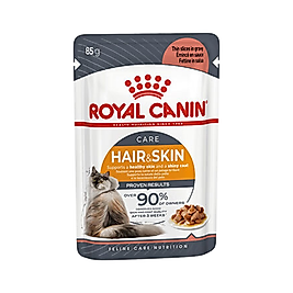 Royal Canin Hair Skin Gravy Kedi Pouch Yaş Mama (85 g)