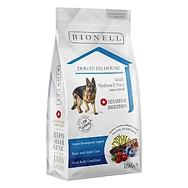 Bionell Kuzu Etli Orta ve Büyük Irk Yetişkin Köpek Maması 12 kg