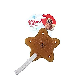 Natura Doğal Kauçuk Yıldız Köpek Çiğneme Oyuncağı 18 cm