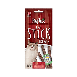 Reflex Plus Dana Etli ve Kuzu Etli Meaty Sticks Yetişkin Kedi Ödülü 3 x 5 g