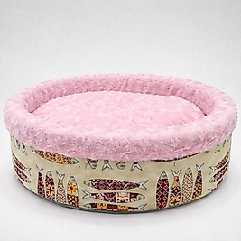 SPECİEL PELUŞ SİMİT YATAK PEMBE 50x50x15cm