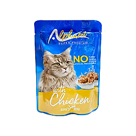 Alphapet Tavuk Etli Yetişkin Kedi Pouch Yaş Maması (85 g)