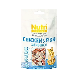 Nutri Tavuk Etli ve Balıklı Kedi Ödül Maması (50 g)