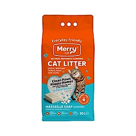 Merry Cat Marsilya Sabunu Kokulu Kedi Kumu (10 L)