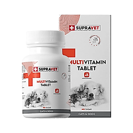 Supravet Multivitamin Kedi ve Köpekler İçin Tablet 75'li