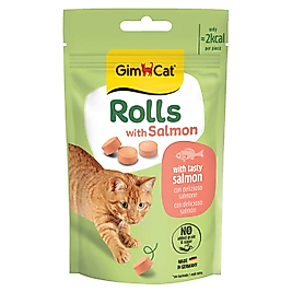 Gimcat Rolls With Salmon Somonlu Kedi Ödül Tableti 50 Gr