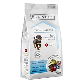 Bionell Orta Ve Büyük Irk Yavru Köpek Maması Kuzu Etli 12 Kg