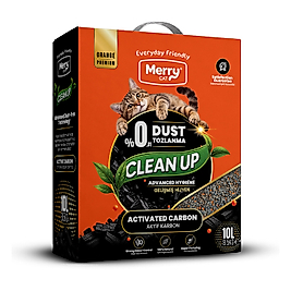 Cleanup Aktif Karbonlu Bentonit Kedi Kumu 10 Lt