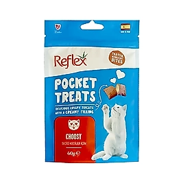 Reflex Choosy Seçici Kediler İçin Tavuklu Kedi Ödül Maması (60 g)