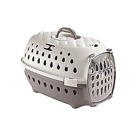 Stefanplast Bej Beyaz Kedi ve Köpek Taşıma Çantası (50 x 34,5 x 32 cm)