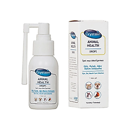 Crystalin Kedi ve Köpek İçin Göz Kulak ve Ağız Bakım Solüsyonu (100 ml)