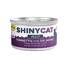 GimCat Shinycat Jöle içinde Somonlu ve Ton Balıklı Kedi Konservesi 70 g