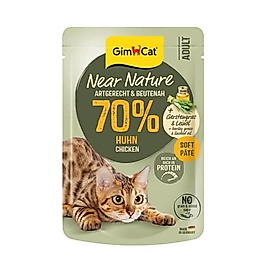 Gimcat Near Nature Tavuk Etli Pate Konserve Kedi Maması 85 Gr