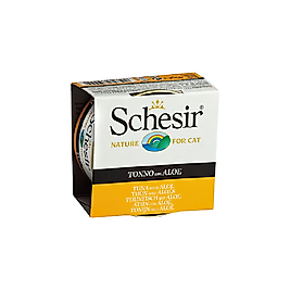Schesir Ton Balıklı ve Aloe Veralı Yetişkin Kedi Konserve Maması 85 g