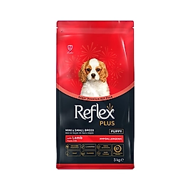 Reflex Plus Kuzu Etli Mini ve Küçük Irk Yavru Köpek Maması (3 kg)