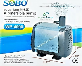 WP-4000 Sobo Sump Pompası 40W 2000 L/H 2 M