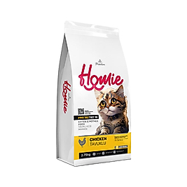 Homie Super Premium Düşük Tahıllı Anne & Yavru Tavuk Etli Yavru Kedi Maması 2,75 kg