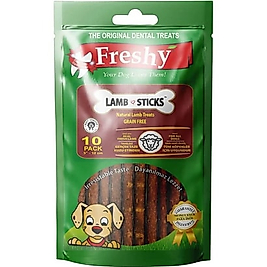 Freshy Lamp Sticks Kuzulu Tahılsız Taze Kuzu Etinden Çubuk Ödül 100 Gr