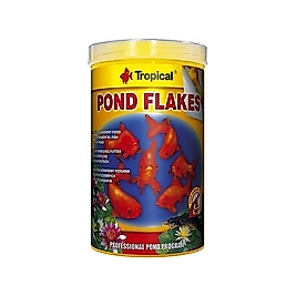 Tropical Pond Flakes Havuz Balıkları için Pul Yem 1 L