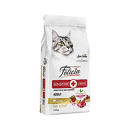 Felicia Sensetive Care Hipoalerjenik Az Tahıllı ve Kuzu Etli Yetişkin Kedi Maması (12 kg)