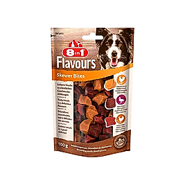 8in1 Flavours Skewer Bites Köpek Ödülü (100 g)