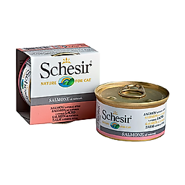 Schesir Doğal Somonlu Yetişkin Kedi Konserve Maması 85 g