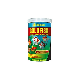 Tropical GoldFish Colour Pellet Kutu Balık Yemi 90 g