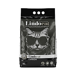 Lindocat Aktif Karbonlu Ekstra Güçlü Topaklanan Kedi Kumu (10 L)