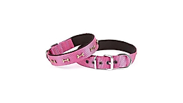 Doggie Comfort Dokuma Kemikli Köpek Boyun Tasması Medium Mor 3x42-50 cm