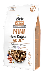 Brit Care Mini Irk Yetişkin Köpekler İçin, Tahılsız, Hipoalerjenik Hindi Etli & Karidesli Kuru Mama 2 kg