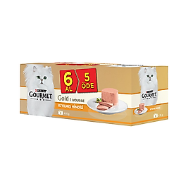 Purina Gourmet Gold Kıyılmış Hindi Etli Kedi Konserve Maması (6 x 85 g)
