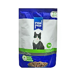 Paw Paw Pouch Kuzu Etli Yaş Mama (85 g)