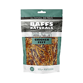 Baffs Naturals Organic Chicken Feet Köpek Ödül Maması (100 g)