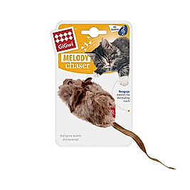 GiGwi Pilli Hareketli Peluş Fare Kedi Oyuncağı
