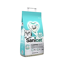 Sanicat Oksijen Kontrollü Kokusuz Hızlı Topaklanan Kedi Kumu 20 L
