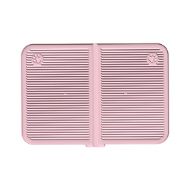 Atapet Yıkanabilir, Silikon Pembe Kedi Kum ve Mama Matı (40 x 60 cm)