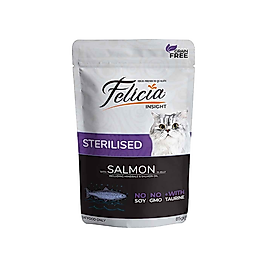 Felicia İnsight Tahılsız Somonlu Kısırlaştırılmış Kedi Konserve Maması 85 g