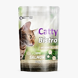 CATTY BİSTRO YAŞLANMA KARŞITI KOLAJEN SOMONLU ANTI COLLAGEN 60GR