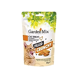 Garden Mix Tavuklu İçi Dolgulu Çıtır Kedi Ödülü 60 g