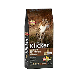 Klicker Glutensiz Tahılsız Somonlu Kısırlaştırılmış Kedi Maması (12 kg)